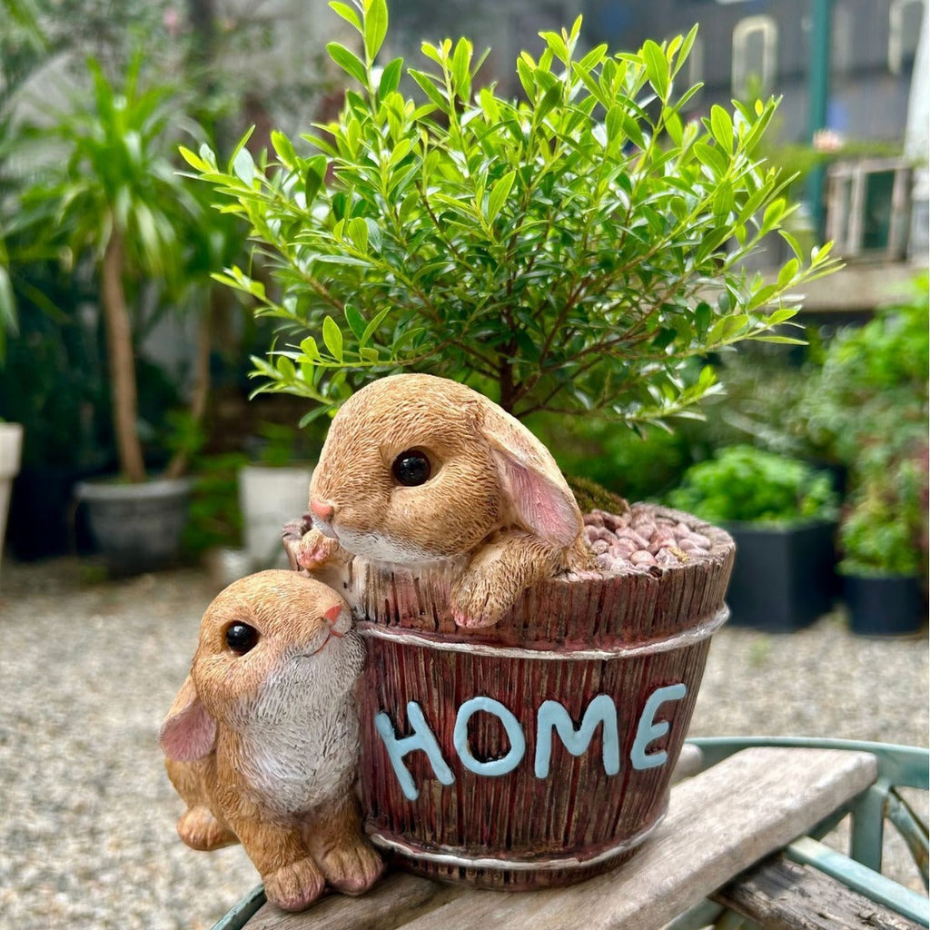 Bunny Planter Decor