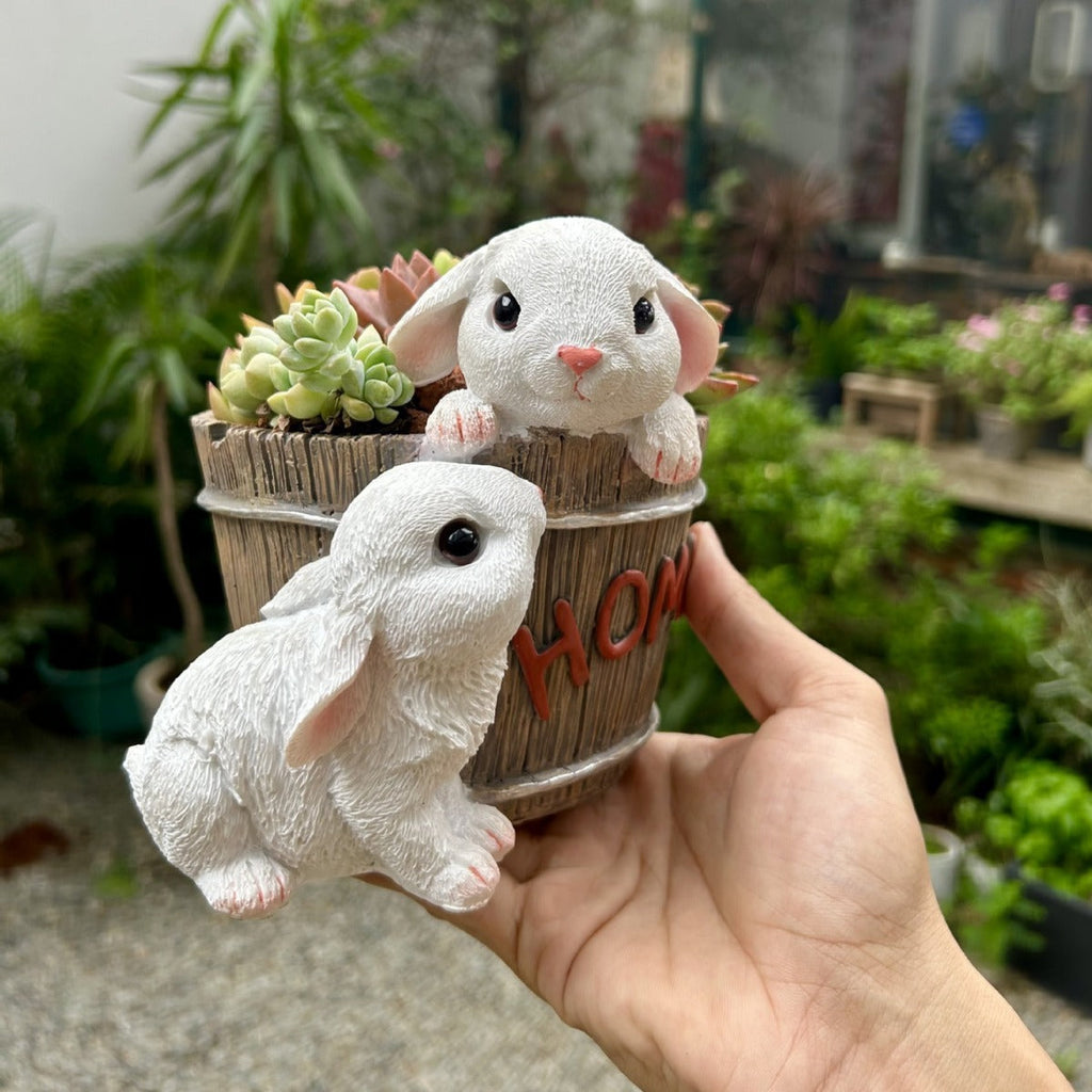 Bunny Planter Decor