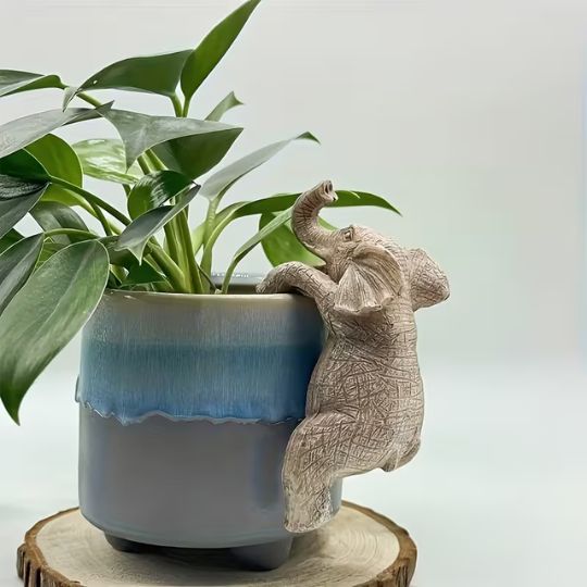 Elephant Hanging Planter