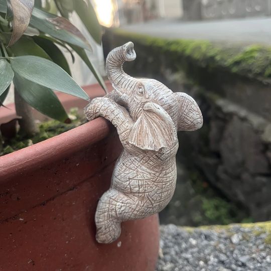 Elephant Hanging Planter